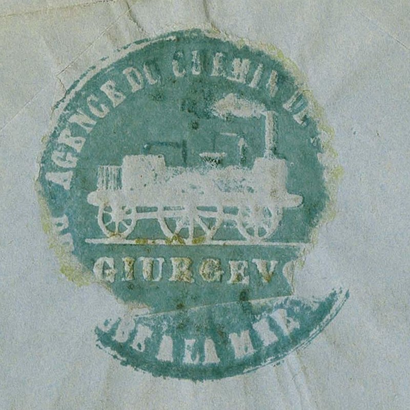 Danube & Black Sea Railway Company Agency Letter with locomotive seal